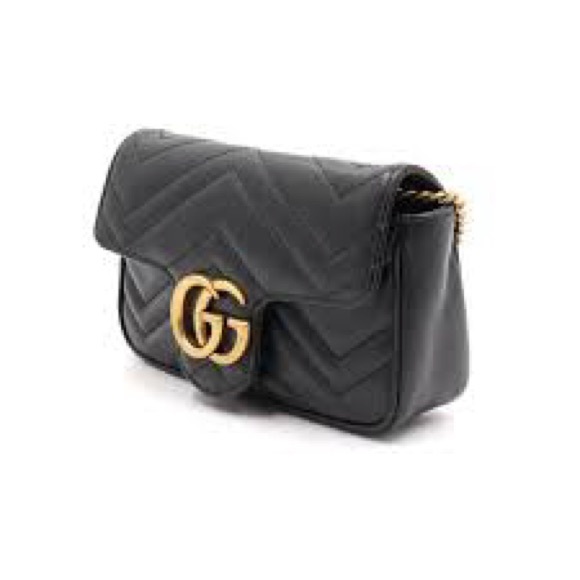 Designer inspired classy leather crossbody chrome hardware bag ❌❌ - Picture 4 of 16